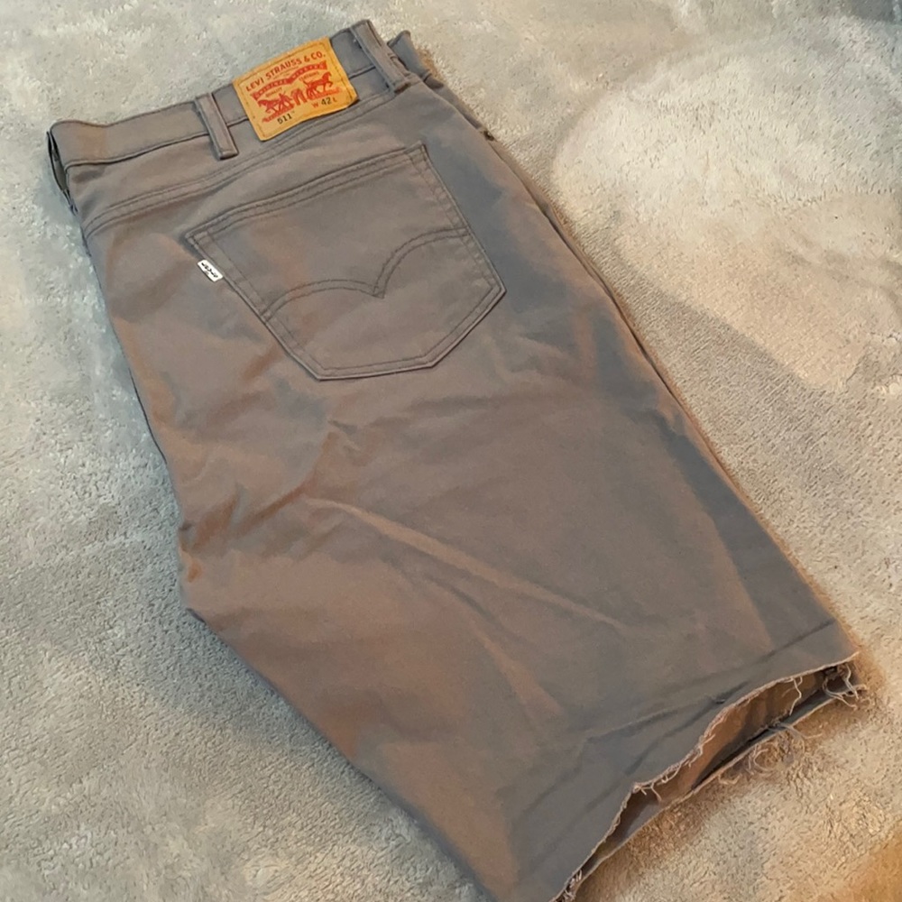 Gray Levi’s 511 Jean Shorts